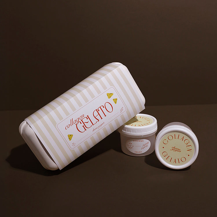 Collagen Gelato DIY Kit for dogs and cats, cheese flavor